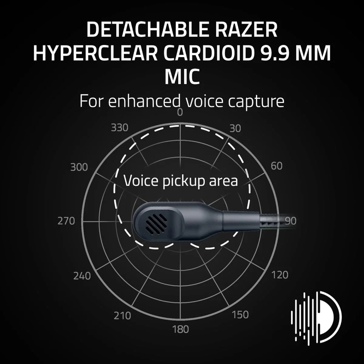 Razer BlackShark V3 X HyperSpeed Wireless Gaming Headset, 50mm Drivers, 70Hr Battery, Black - Thumbnail 4
