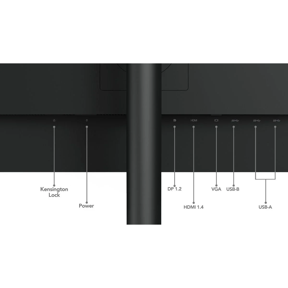 Lenovo ThinkVision T24v-30 24-Inch FHD IPS 75Hz Conferencing Monitor with 2MP Webcam - Thumbnail 10