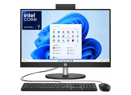 HP 24-cr1035ne All-in-One PC (2025), 24-inch Full HD IPS, Core Ultra 7 155U 12-Core, 8GB DDR5, 512GB SSD, Black - Image 10