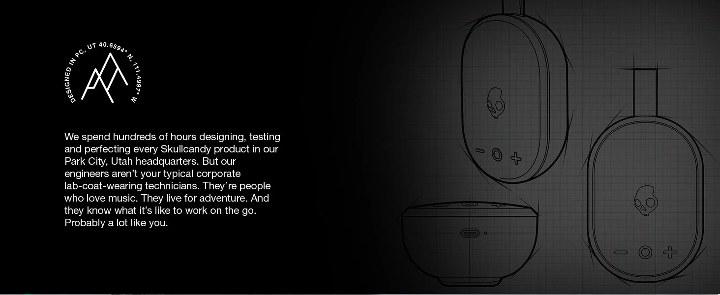 مكبر صوت محمول صغير لاسلكي Skullcandy Ounce بلوتوث، أحمر - Image 12
