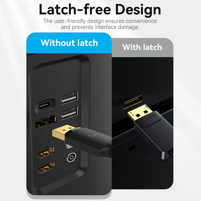 كيبل Vention HFOBJ من DisplayPort إلى HDMI بطول 5 متر، أسود - Image 4