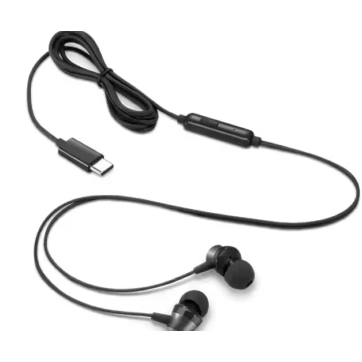 سماعات أذن داخلية Lenovo سلكية USB-C مع ميكروفون - Image 4