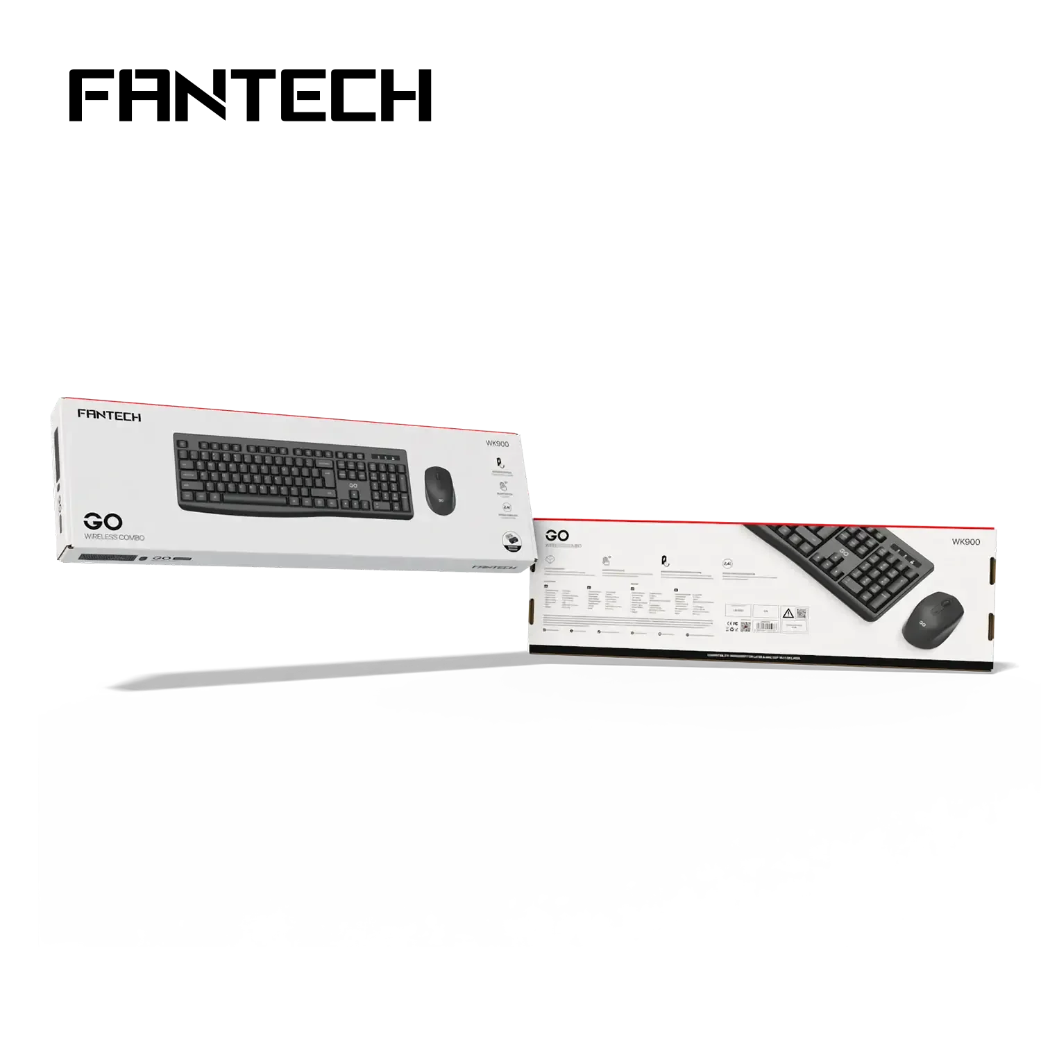 Fantech WK900 GO Wireless Office Keyboard & Mouse Combo with Arabic Keys - Image 3