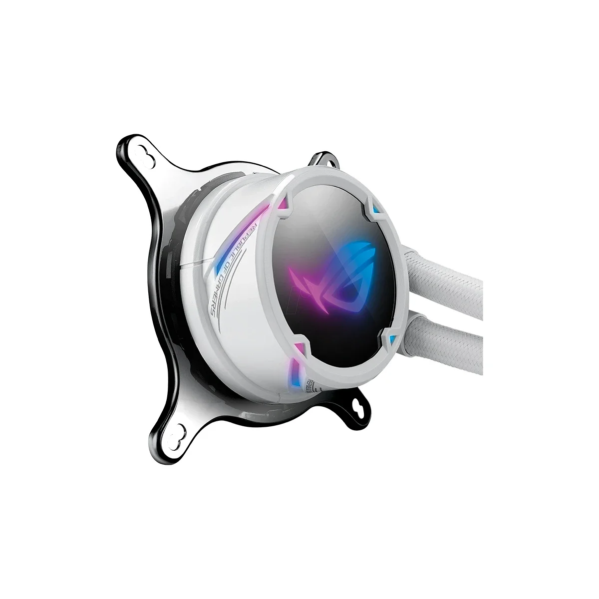 Asus ROG Strix LC 240 RGB White Edition ARGB AIO CPU Cooler - Thumbnail 2