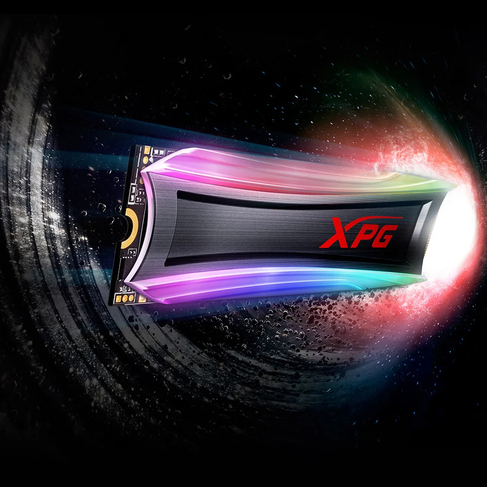 قرص SSD داخلي XPG S40G بسعة 256GB وإضاءة RGB وPCIe Gen3x4 NVMe M.2 2280 - Image 3