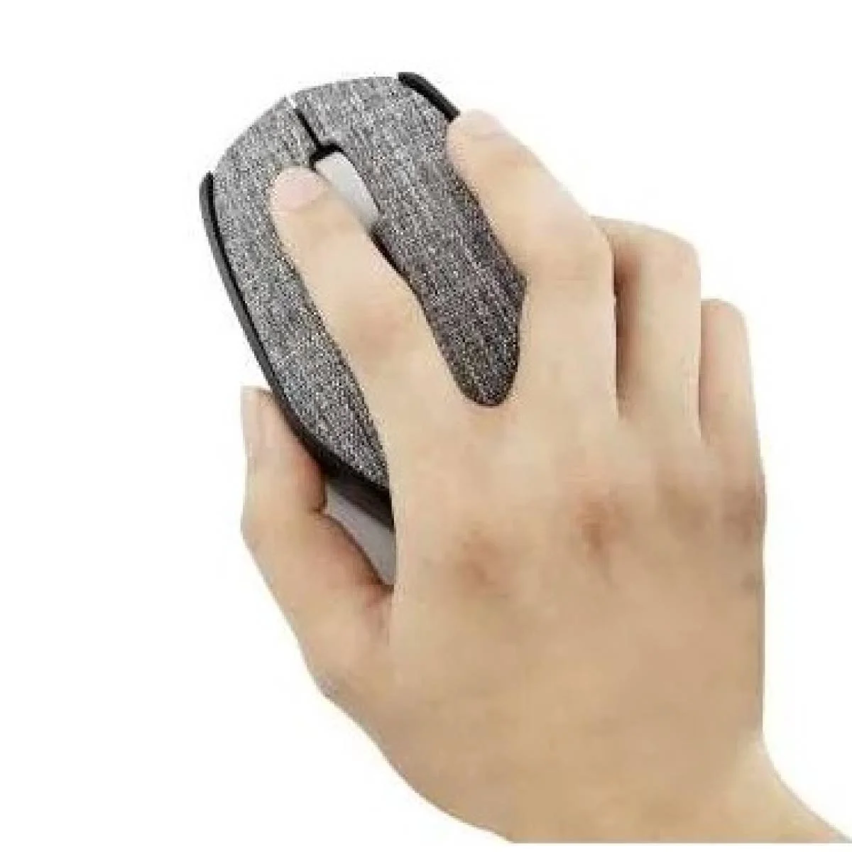 ماوس FELYBY G-218B لاسلكي 2.4G قماش ناعم أسود وفضي