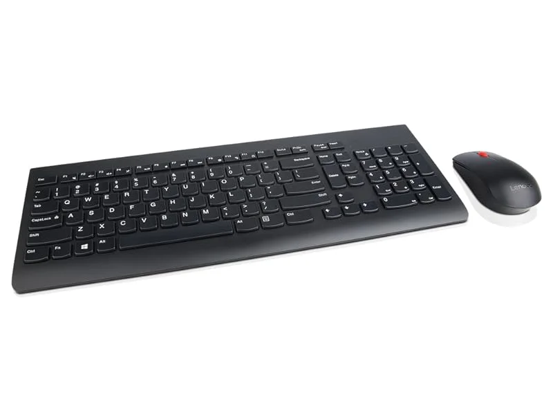 مجموعة لوحة مفاتيح وفأرة لاسلكية Lenovo 510 عربي/إنجليزي أسود - Image 5