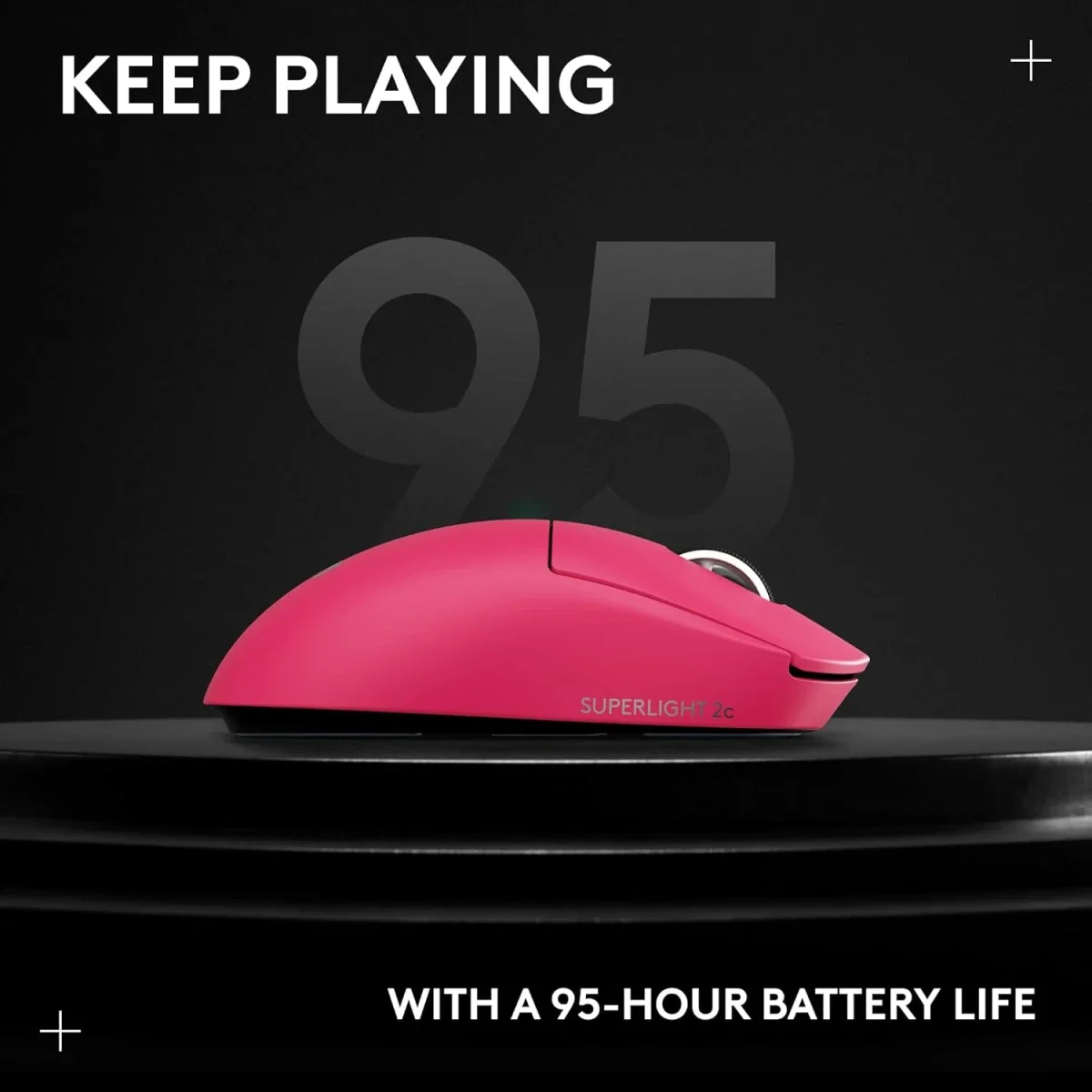 ماوس ألعاب لاسلكي Logitech G PRO X SUPERLIGHT 2c بدقة 44K DPI، ماجنتا - Thumbnail 8