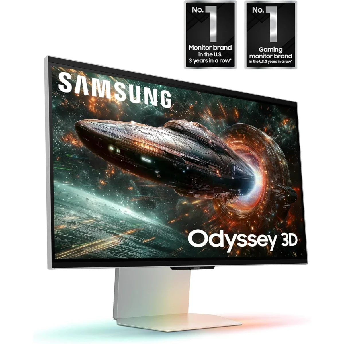 Samsung Odyssey 3D G90XF 27-Inch 4K UHD IPS Gaming Monitor, 165Hz, 1ms - Image 3