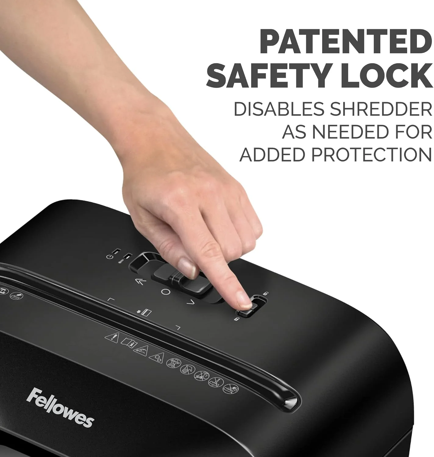 فرامة ورق Fellowes LX50-DB منزلية بقص متقاطع حتى 9 أوراق - Thumbnail 3