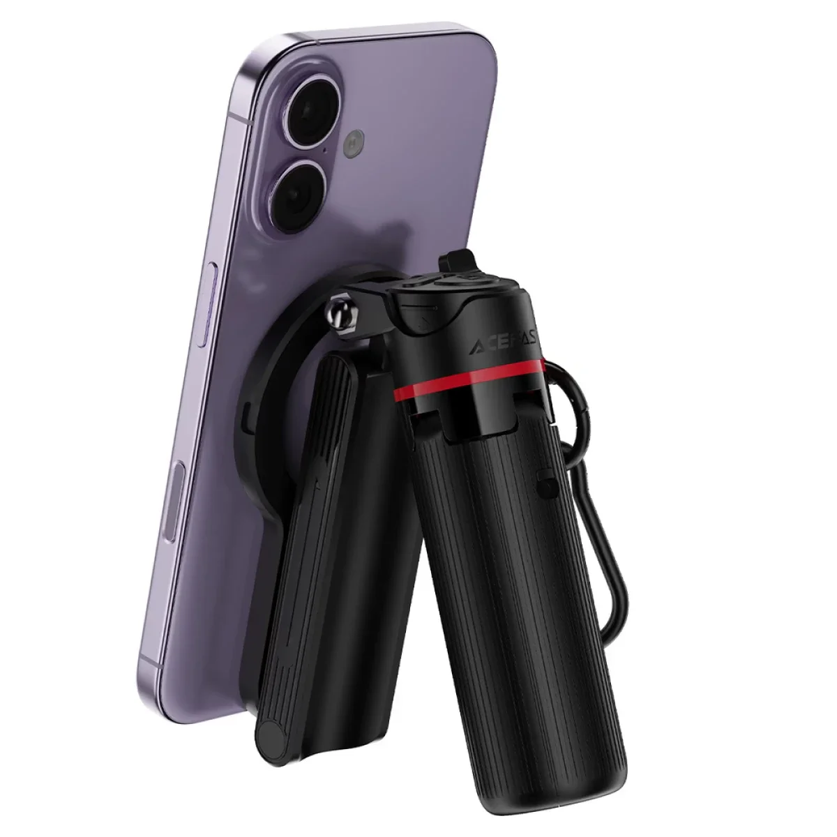 ACEFAST E72 4-in-1 Multifunctional Mini Selfie Stick Tripod - Black - Image 4