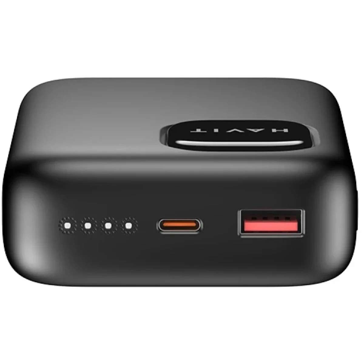 باور بانك HAVIT PB34 بسعة 20000mAh وشحن سريع 22.5W مع USB-A وUSB-C - رمادي - Thumbnail 3
