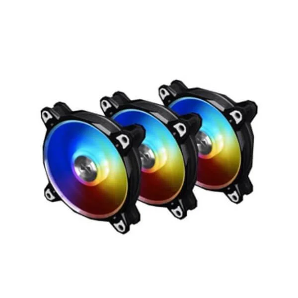 LIAN LI Bora Digital Series ARGB 120mm Case Fan 3 Pack Black - Image 2
