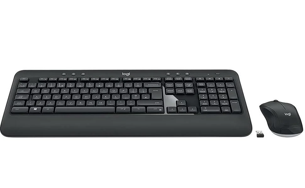 مجموعة لوحة مفاتيح وفأرة لاسلكية Logitech MK540 مع مستقبل USB Unifying وتخطيط عربي/إنجليزي - Image 4