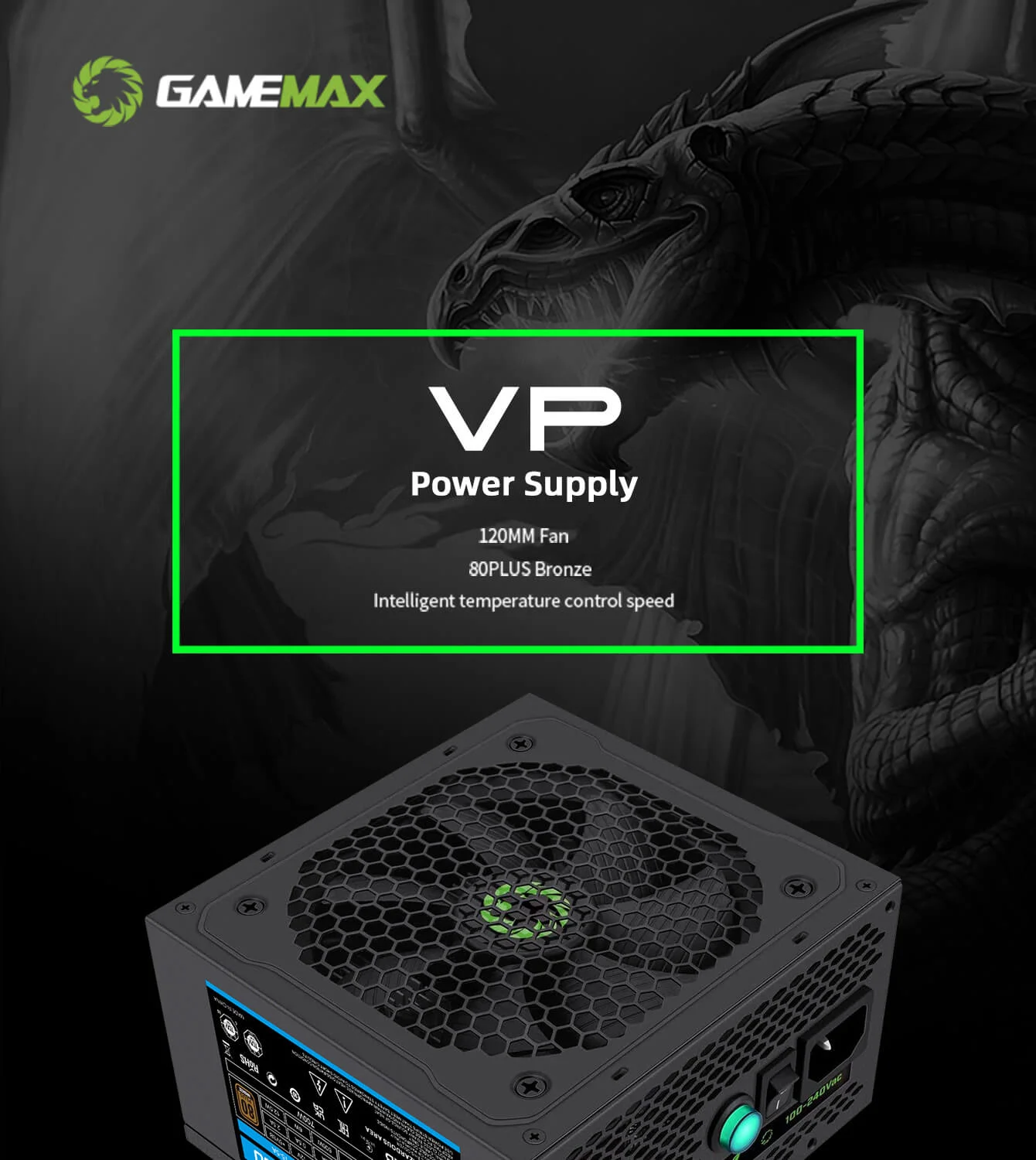 مزود طاقة GameMax VP-700 بقدرة 700 واط 80 PLUS Bronze مع وضع ECO - Image 9