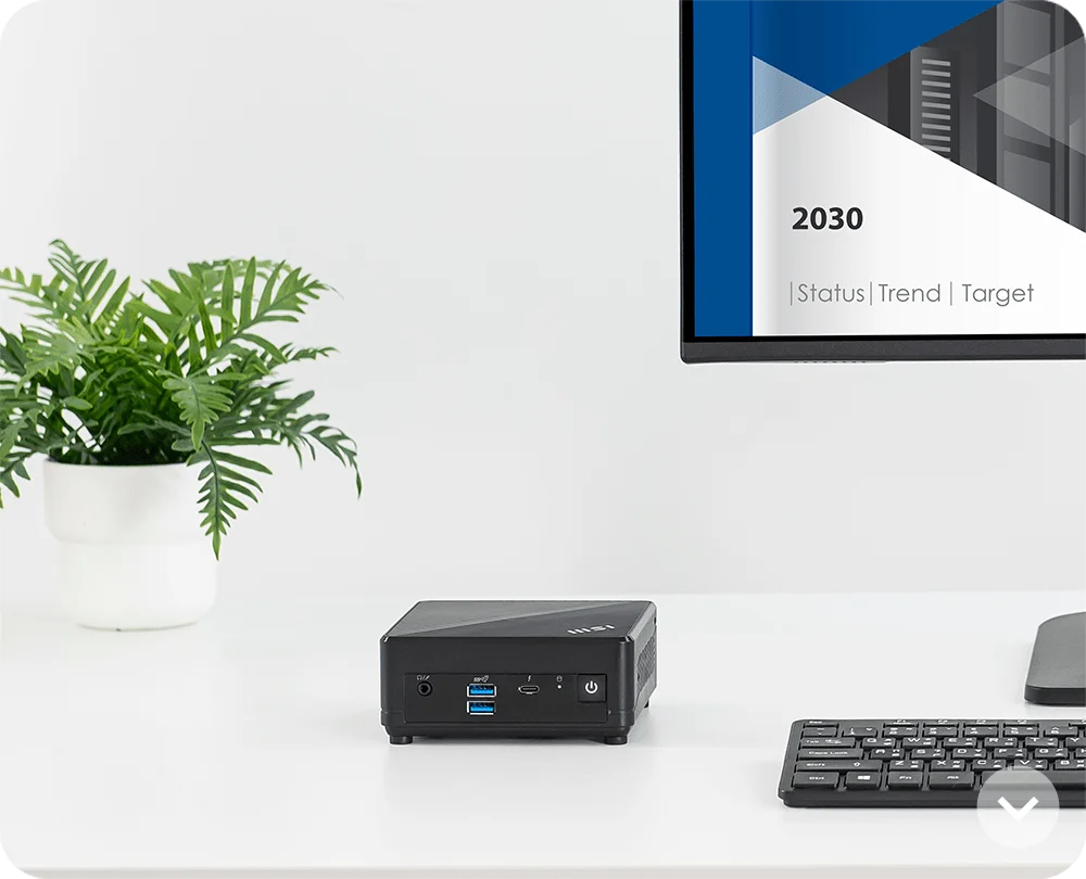 كمبيوتر مصغر MSI Cubi 5 1M بمعالج Intel Core 3 100U وذاكرة 8GB DDR5 و512GB SSD - Thumbnail 10