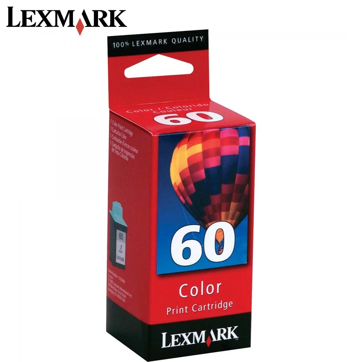 خرطوشة حبر Lexmark #60 ثلاثية الألوان أصلية 17G0060