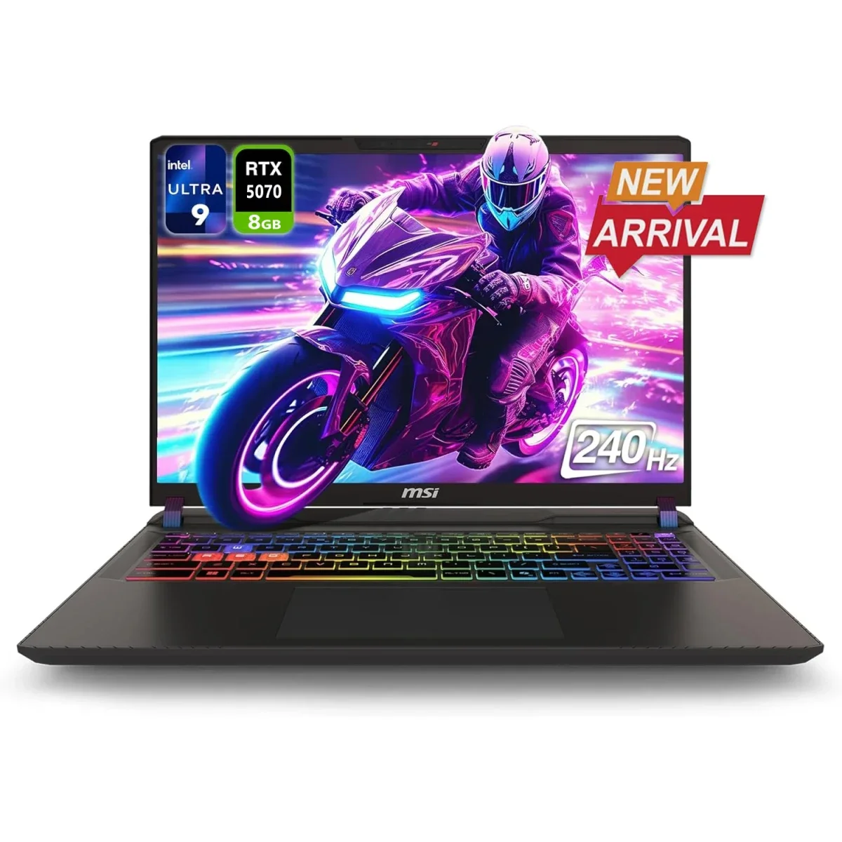 MSI Crosshair 17 HX AI (2025) D2XWGKG Gaming Laptop 17.0-inch 2.5K 240Hz Intel Core Ultra 9 275HX RTX 5070 16GB RAM 1TB SSD Cosmos Gray