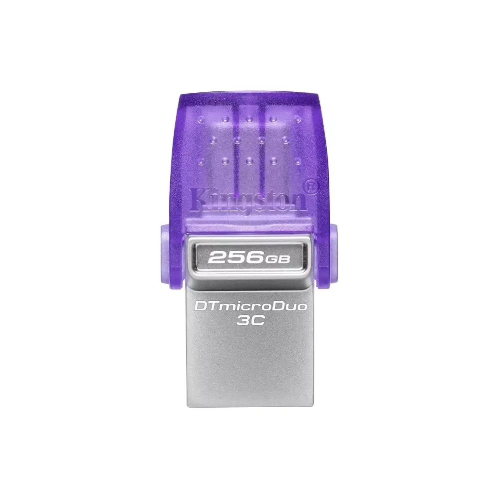 فلاش ميموري Kingston DTDUO3CG3/256GB سعة 256GB بمنفذي USB Type-C وType-A، USB 3.2 Gen 1، قراءة 200MB/s - Image 3