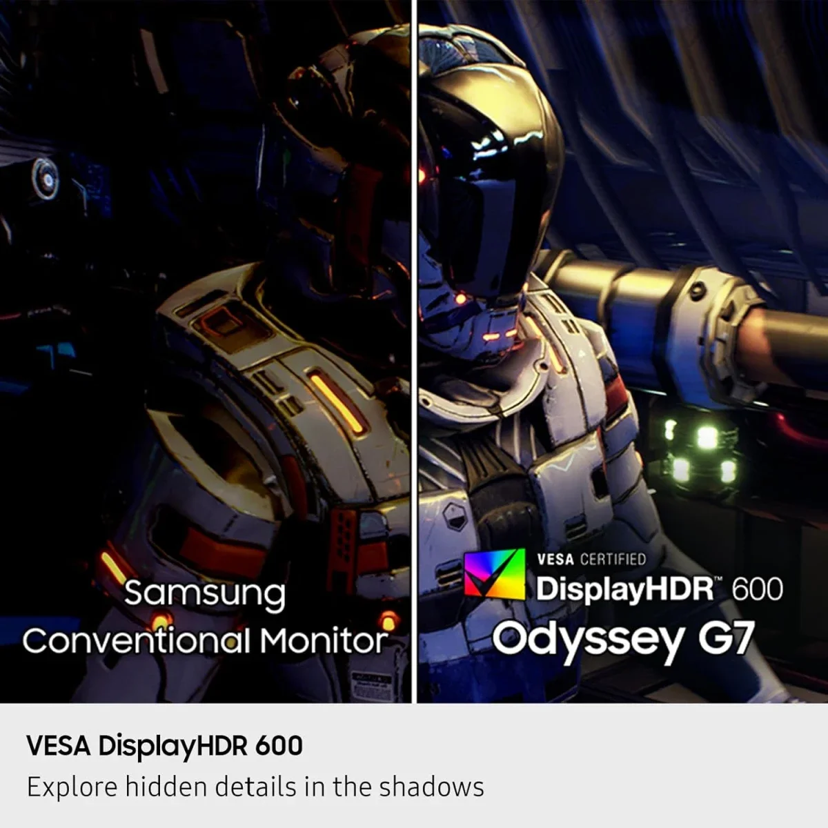 Samsung Odyssey G7 G75F 40-Inch Curved WUHD 180Hz Gaming Monitor - Thumbnail 5