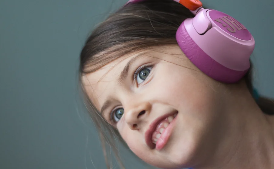سماعات رأس للأطفال JBL JR460NC لاسلكية فوق الأذن مع إلغاء الضوضاء باللون الأزرق - Thumbnail 9