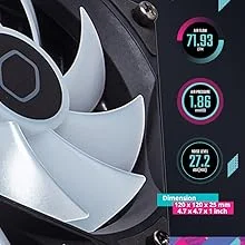 مبرد سائل للمعالج Cooler Master MASTERLIQUID ML360L ARGB 360 مم - Thumbnail 12