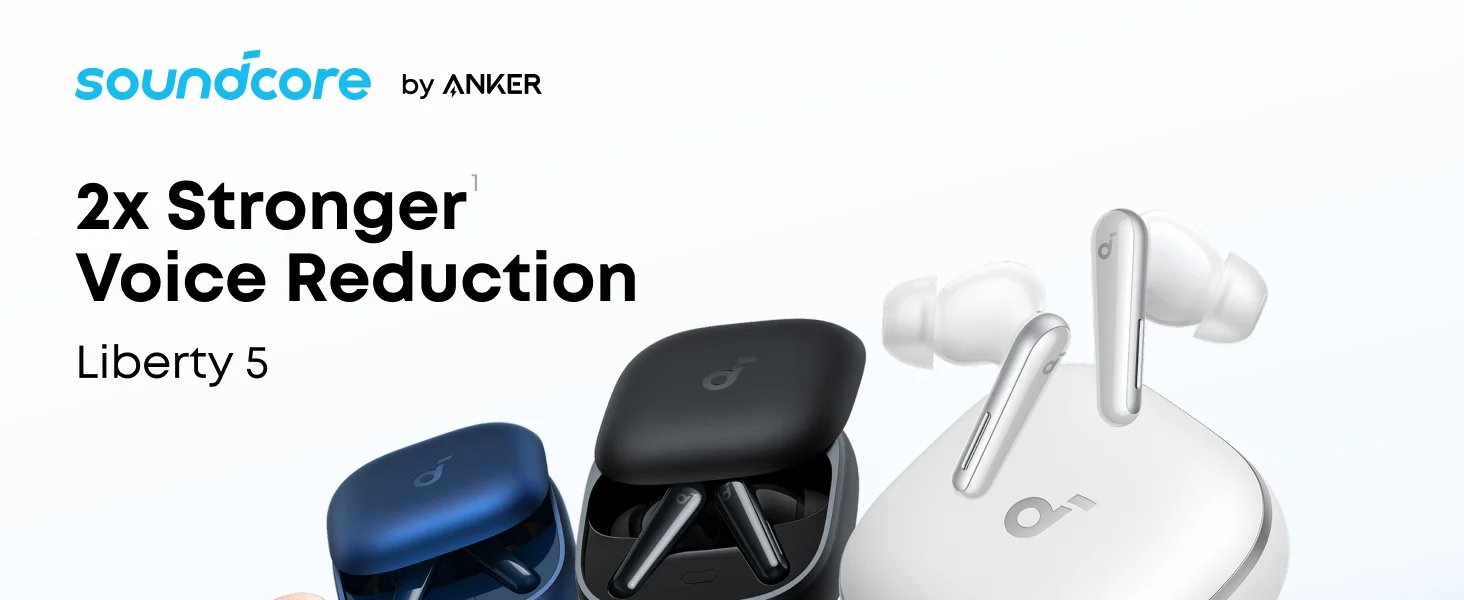 سماعات أذن لاسلكية مانعة للضوضاء Anker soundcore Liberty 5 - وردي - Thumbnail 7