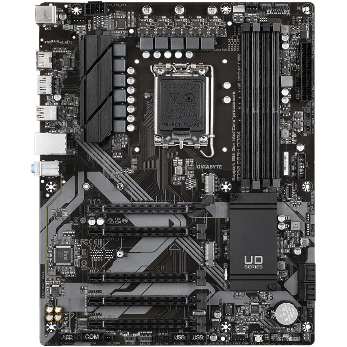GIGABYTE ATX DDR4 LGA 1700 Motherboard B760 DS3H DDR4 - Thumbnail 2