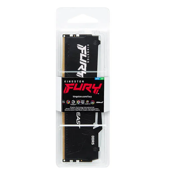 رام Kingston FURY Beast سعة 16GB DDR5 بسرعة 5600MHz RGB - Thumbnail 3