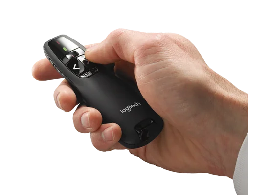جهاز تحكم بالعروض Logitech R400 لاسلكي مع مؤشر ليزر أحمر - Image 7