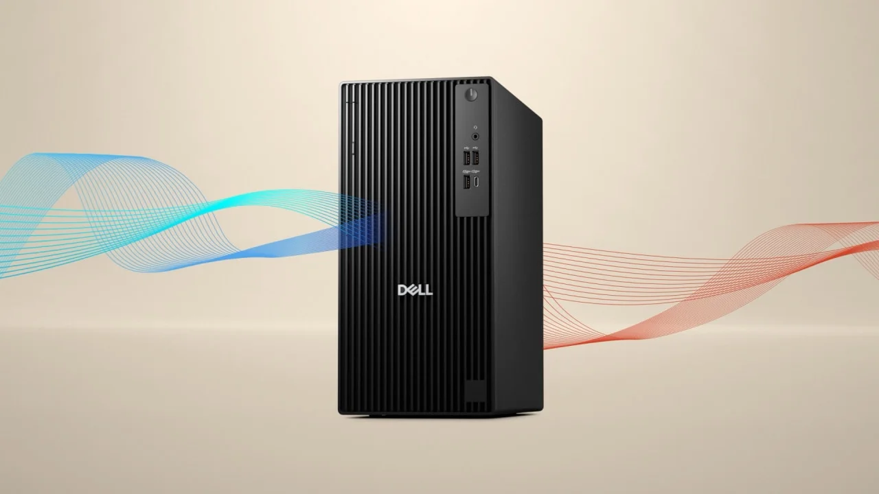 كمبيوتر مكتبي Dell Pro Tower QCT1250 بمعالج Intel Core Ultra 5 235 بسرعة 4.9GHz من Series 2، وذاكرة 16GB DDR5، وتخزين 512GB SSD، مع كيبورد KB216 وماوس MS116 - Thumbnail 11