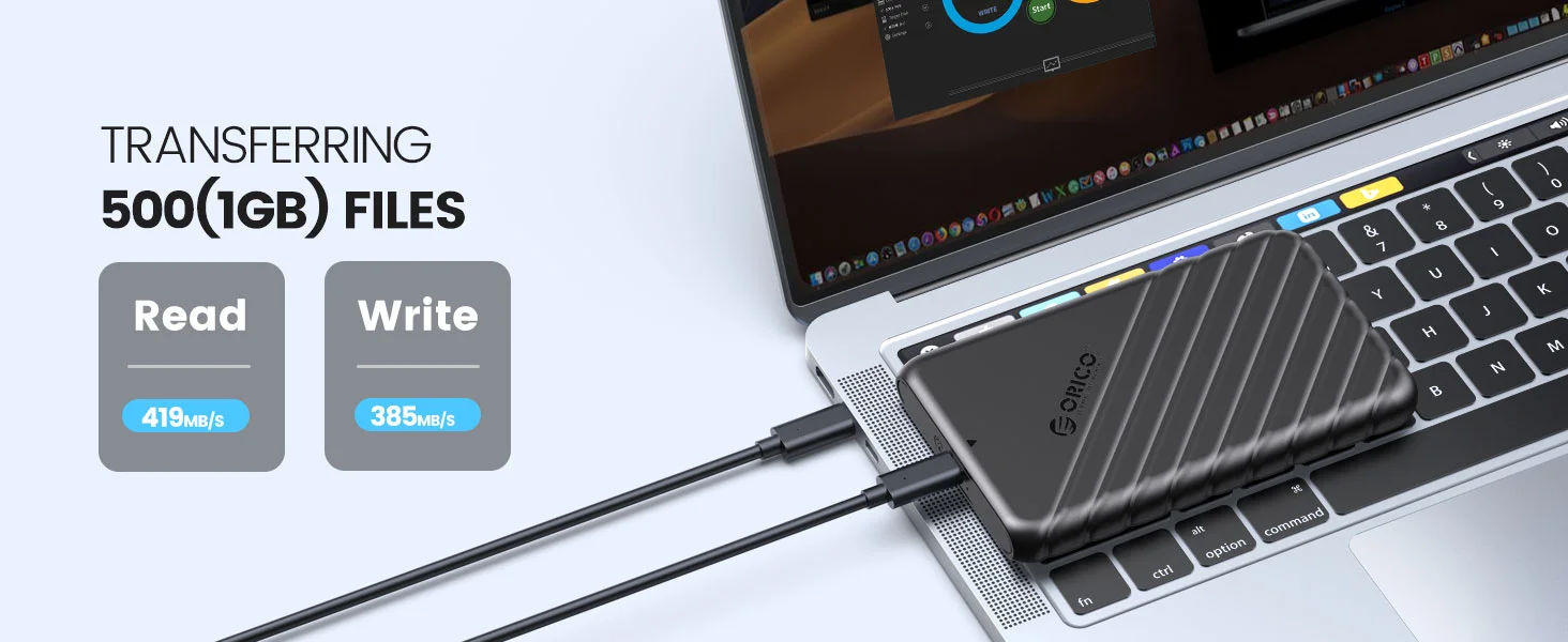 علبة هارد ORICO ORICO-25PW1-C3-BK-EP مقاس 2.5 إنش USB 3.1 Gen 1 Type-C - أسود - Thumbnail 9