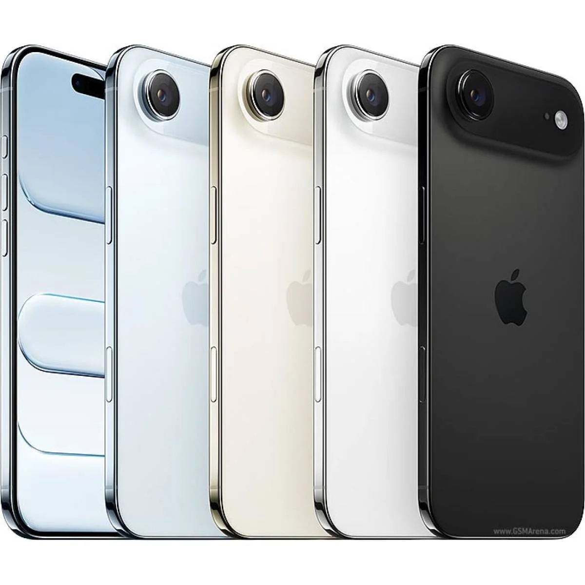 هاتف Apple iPhone Air 512GB بشاشة Super Retina XDR OLED مقاس 6.5 إنش، معالج A19 Pro، كاميرا Fusion 48MP، إطار تيتانيوم وسماكة 5.6 ملم – ذهبي فاتح