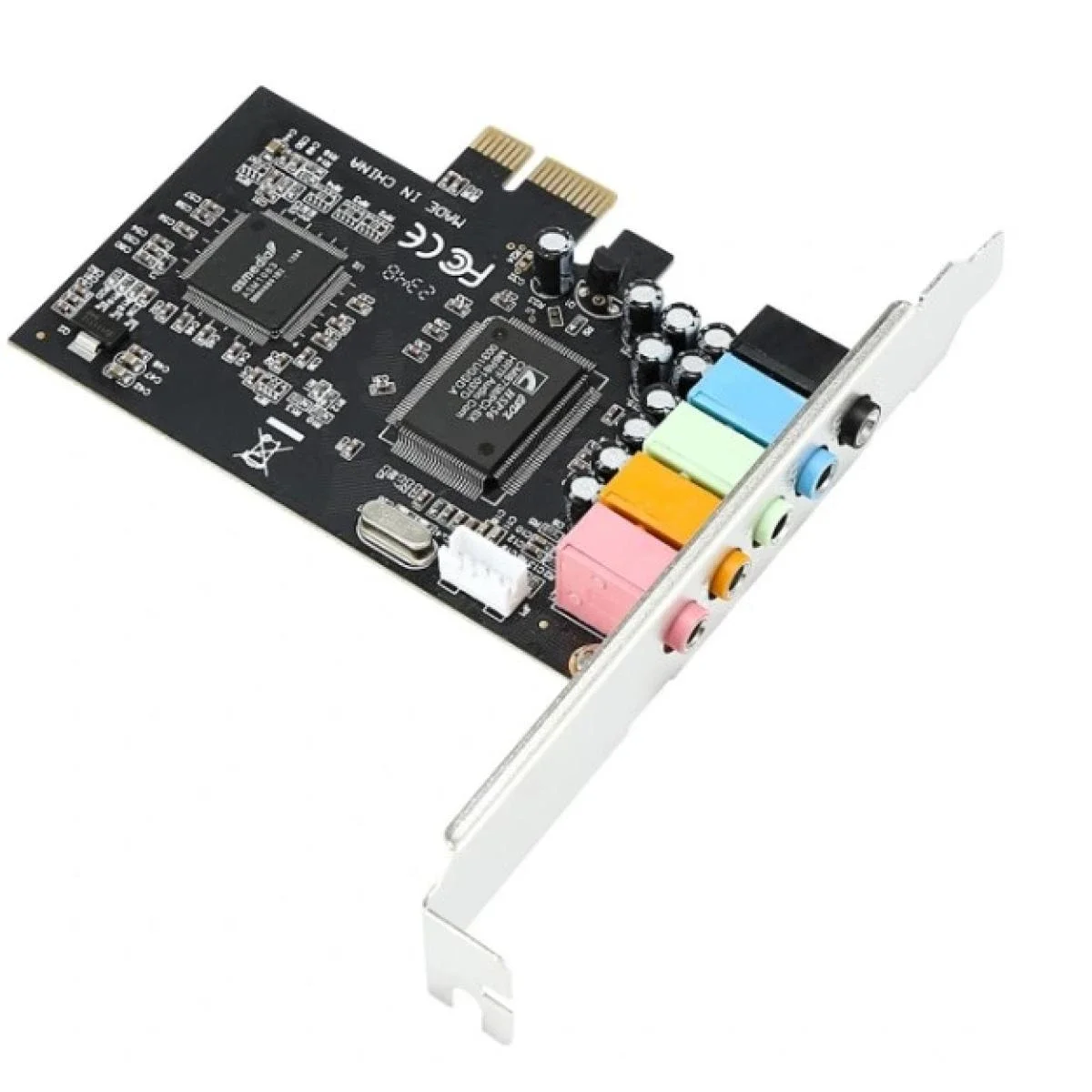 كرت صوت HAING PCIe 5.1 ثلاثي الأبعاد بـ 6 قنوات