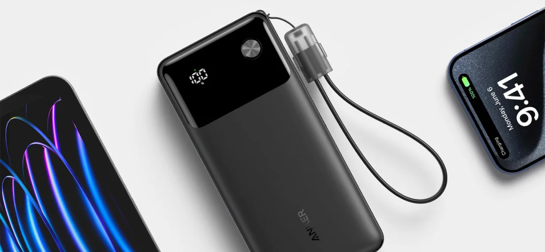 باور بانك Anker A1384H11 سعة 20000 مللي أمبير ساعة بقدرة 30 واط PD - أسود - Image 5
