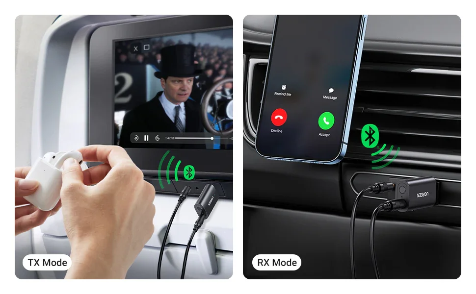 Ugreen 60300 Bluetooth 5.1 2-in-1 Audio Transmitter and Receiver - Thumbnail 10