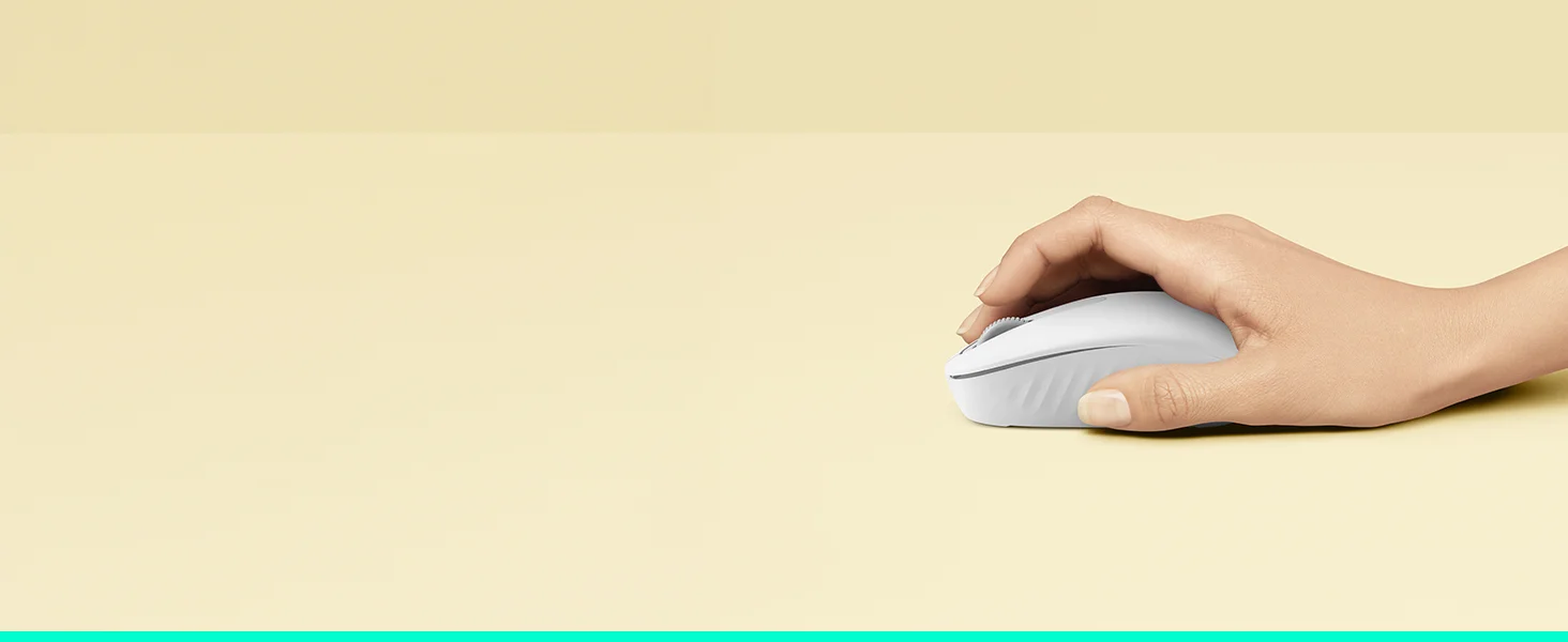 ماوس Logitech M196 لاسلكي بتقنية Bluetooth صغير الحجم - أوف وايت - Thumbnail 11