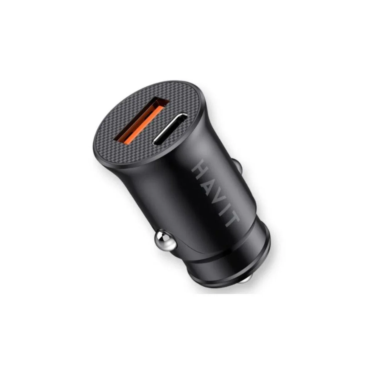 شاحن سيارة HAVIT CC2022 بمنفذي USB-A وUSB-C
