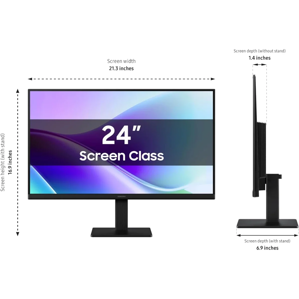 Samsung S3 S32GF 24-inch IPS Full HD 120Hz Monitor - Black - Image 5