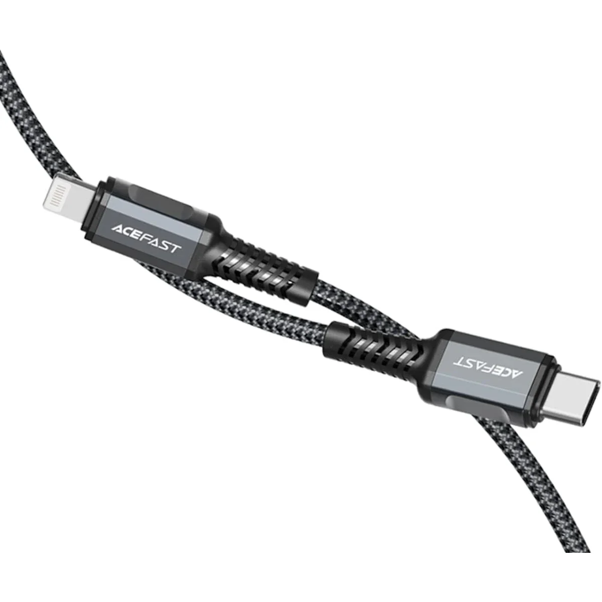 ACEFAST C1-01 USB-C to Lightning Cable 30W PD 3A 1.2m Deep Grey - Thumbnail 3