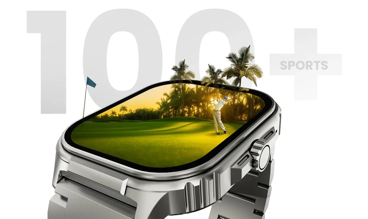 ساعة ذكية للمكالمات HiFuture Ultra3 PRO بشاشة AMOLED مقاس 2.04 إنش - أسود - Thumbnail 11