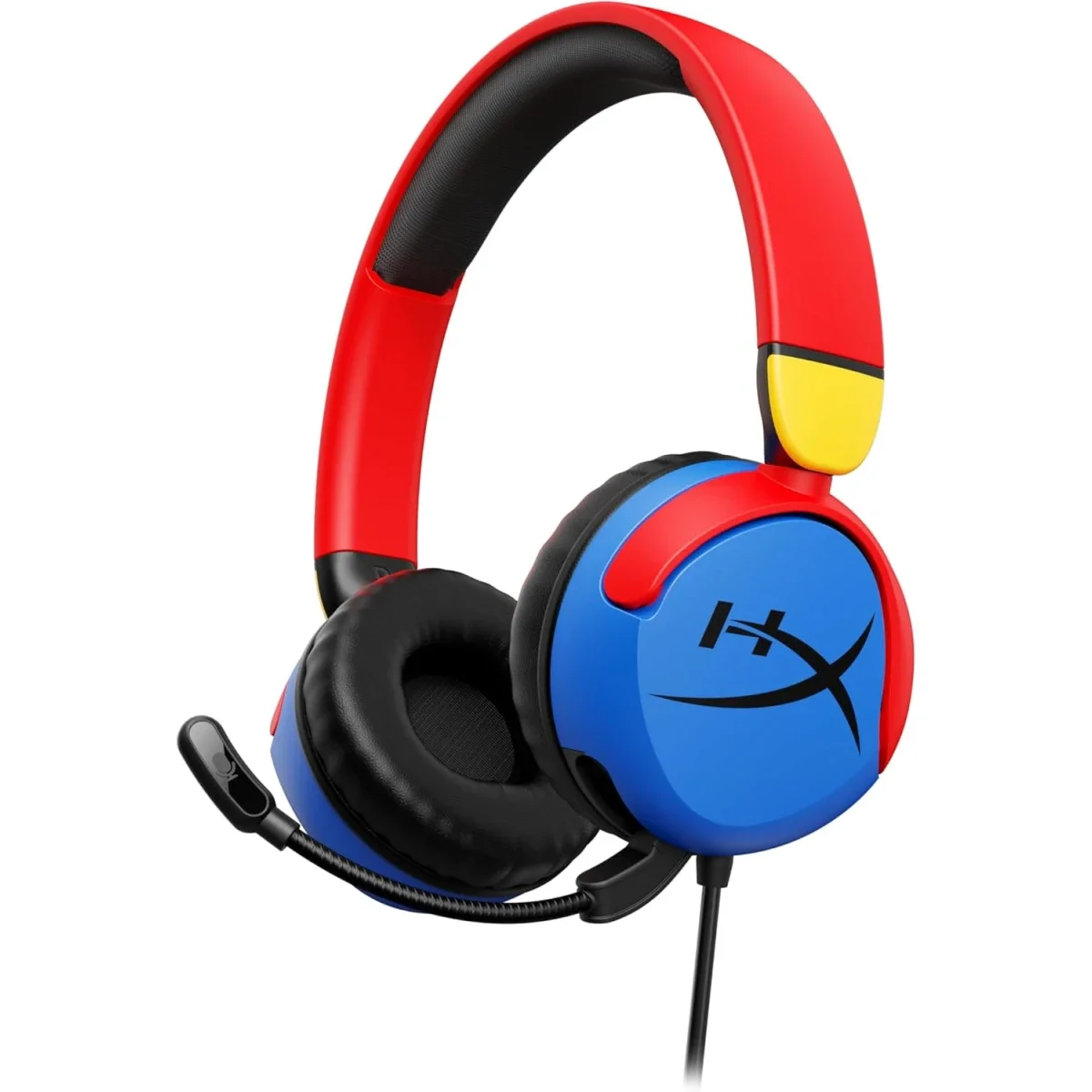 HyperX Cloud Mini Kids Wired Gaming Headset with Flip-to-Mute Mic, Multi-Color - Thumbnail 2
