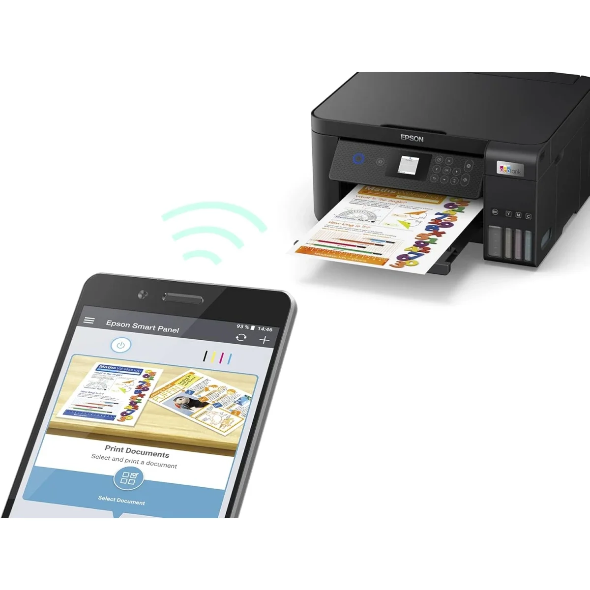 طابعة EPSON EcoTank L4260 متعددة الوظائف بخزان حبر مع Wi‑Fi وطباعة على الوجهين لون أسود - Image 5
