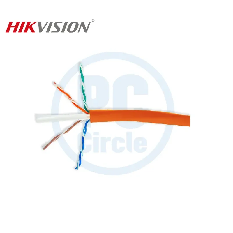 بكرة كيبل شبكة HIKVISION DS-1LN6-UU Cat6 UTP بطول 305 متر، نحاس صلب 0.565 مم، CM - Thumbnail 2