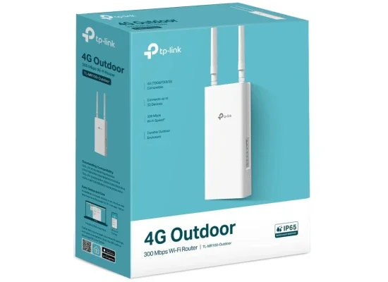 TP-LINK TL-MR100 Outdoor 4G LTE Wi-Fi Router, 300 Mbps - Thumbnail 10
