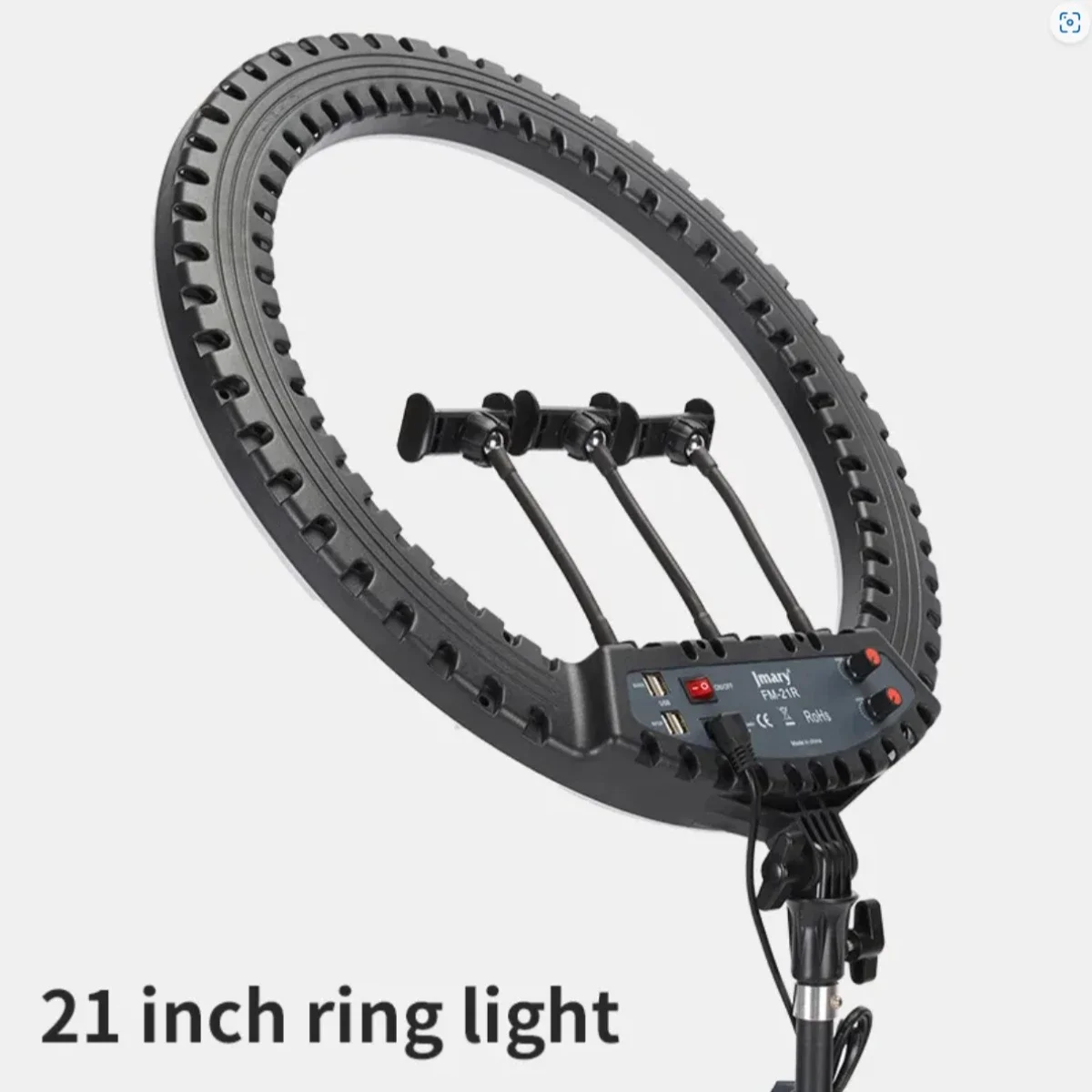 إضاءة حلقية LED Jmary FM-21R 21 إنش 72 واط مع ريموت بدون حامل ثلاثي - Thumbnail 5