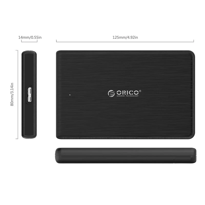 علبة هارد ديسك ORICO 2189U3 مقاس 2.5 إنش USB 3.0 Micro B - Thumbnail 5