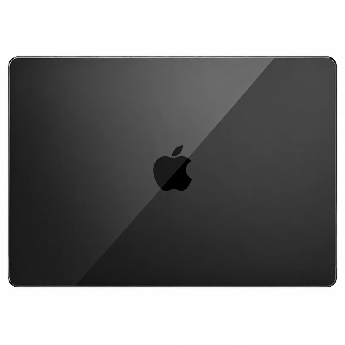 غطاء حماية لابتوب Coteci MB-086-TB بتصميم مطفي لجهاز MacBook Neo 13 إنش، أسود شفاف