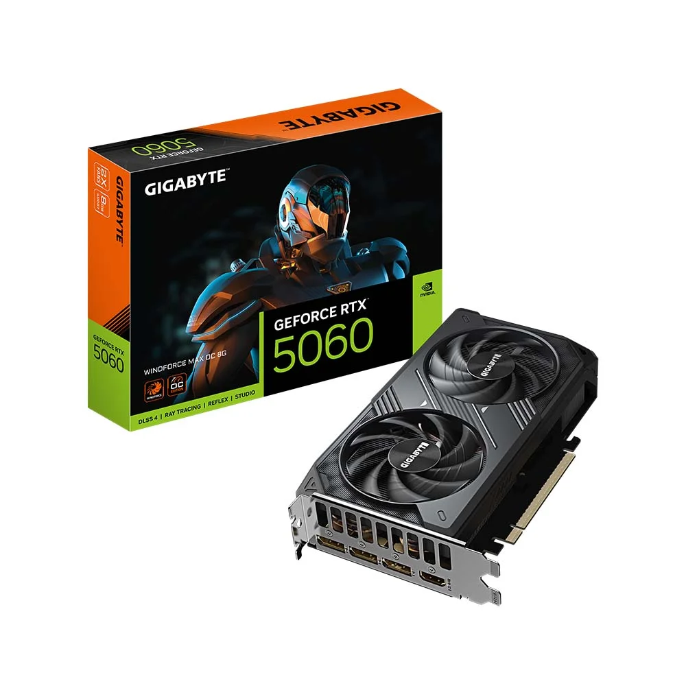 كرت شاشة GIGABYTE GeForce RTX 5060 WINDFORCE Max OC 8GB GDDR7 GV-N5060WF2MAX OC-8GD - Image 16