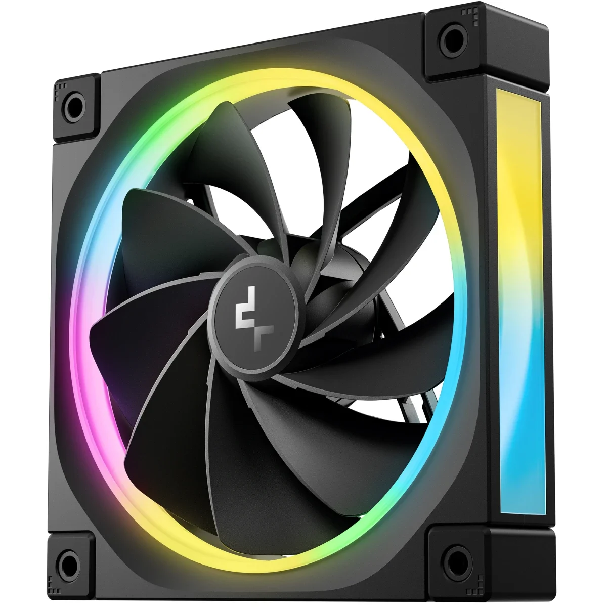 مروحة كيس DeepCool FL12R بشفرة معكوسة 120mm ARGB باللون الأسود - Thumbnail 3